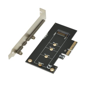 Контролер Makki MAKKI-M2-PCIE-VE1, от PCI-E x4 към M.2 (NVMe) SSD, 30mm, 42mm, 60mm и 80mm | JAR Computers Makki MAKKI-M2-PCIE-VE1