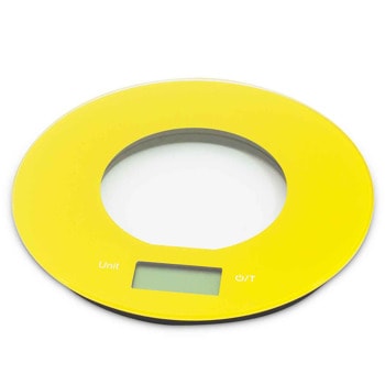 Кухненски кантар SAPIR SP 1651 O, дигитален, до 5 кг, точност до 1гр, LCD дисплей, функция ТАРА, автоматично изключване, жълт image