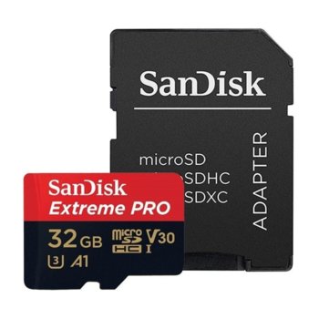SanDisk Extreme Pro 32GB + SD Adapter UHS-I U3