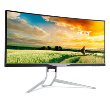 Монитор 34" (86.36 cm) Acer XR341CKbmijpphz, IPS панел, Curved & UltraWide QHD, 4ms, 100 000 000:1, 300 cd/m2, Display Port, HDMI, USB Hub | JAR Computers Acer XR341CKbmijpphz UM.CX1EE.001