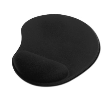 Подложка за мишка Ednet Gel 64020, черна, 225 x 180 x 3мм | JAR Computers Ednet Gel Mouse Pad Black 64020