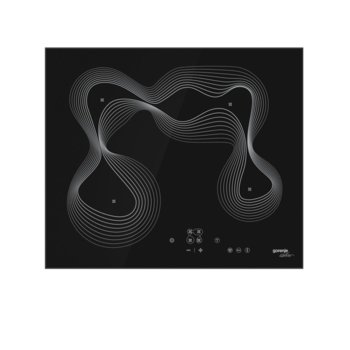 Стъклокерамичен плот за вграждане GORENJE ECT 680 KR B, 4 нагревателни зони, FishZone, BoilControl, StayWarm, Таймер, 7100 W, черен | JAR Computers GORENJE ECT 680 KR B