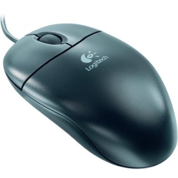 Logitech S96, оптична, черна, USB