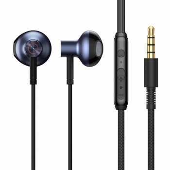 Слушалки Baseus Encok Wired Earphones H19 (NGH19-01), микрофон, тип "тапи", черни | JAR Computers Baseus Encok Wired Earphones H19 NGH19-01