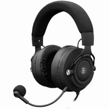 Слушалки eShark ESL-HS1 KOTO-V2, USB, микрофон, 50mm говорители, гейминг, черни | JAR Computers eShark ESL-HS1 KOTO-V2