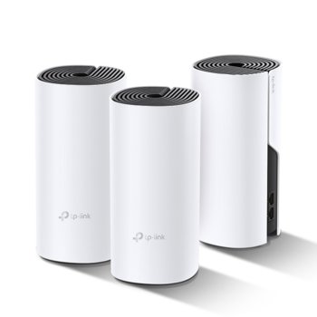 Точка за достъп TP-Link Deco P9(3-pack) AC1200+AV1000 хибрид, 2.4 GHz (300 Mbps)/5GHz (867Mbps), 2x LAN/WAN 1000, 2x вътрешни антени, 3 в опаковка | JAR Computers TP-Link Deco P9(3-pack)