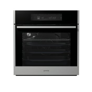 Фурна за вграждане GORENJE BOP 658 A13 XG, 65 л., 3300 W, електронно управление, DirecTouch, сонда за месо, PyroClean, SilverMatte емайл, сива | JAR Computers GORENJE BOP 658 A13 XG