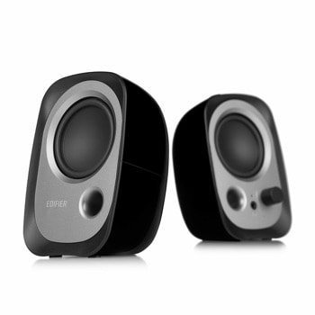 Тонколони Edifier R12U, 2.0, 4W RMS (2W + 2W), USB, 3.5 mm жак, черни | JAR Computers Тонколони Edifier R12U Black
