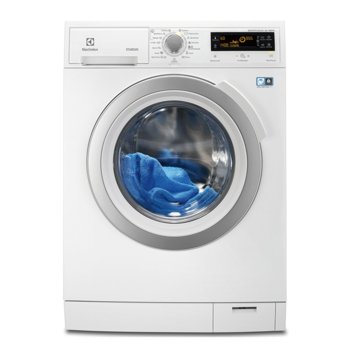 Перална машина Electrolux EWF 1487 HDW, клас A+++, капацитет 8 кг., 1400 обр/мин, дисплей, OptiSense система, TimeManager функция, инверторен мотор, бял | JAR Computers Electrolux EWF 1487 HDW
