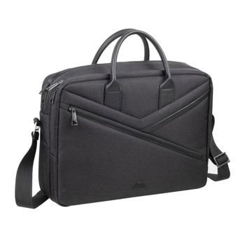 Чанта за лаптоп Rivacase 8134, до 15.6" (39.62 cm), водоустойчива, джоб за таблет, черна | JAR Computers Rivacase 8134