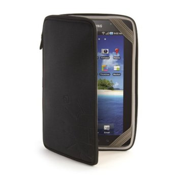 Калъф за таблет Tucano Tabra7, до 7" (17.78cm), микрофибърно покритие, черен | JAR Computers Tucano TABRA7 for 7inch tablet black