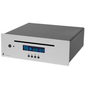 CD плейър Pro-Ject Audio Systems CD Box DS, 1x RCA/phono-out, 1x Coaxial S/PDIF-out, 24-bit/192kHz, сребрист | JAR Computers Pro-Ject Audio Systems CD Box DS Silver