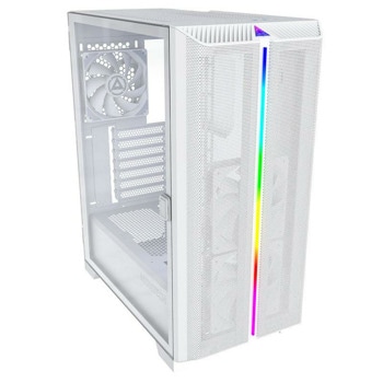 Кутия MONTECH SKY ONE Lite RGB, TG, Mid-Tower Бяла