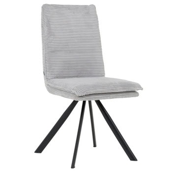 Трапезен стол Carmen ELY N, до 120kg., дамаска, прахово боядисана метална база, сив | JAR Computers Carmen ELY N - сив 3532393