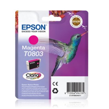 Касета ЗА EPSON STYLUS PHOTO R 265/R285/R360/RX560 - Magenta - P№ C13T08034010 | JAR Computers Касета ЗА EPSON STYLUS PHOTO R 265/R285/R360/RX560