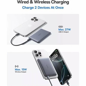 Baseus PicoGo AM41 Ultra Slim Qi2 10000 mAh 27W | JAR Computers Baseus PicoGo AM41 Ultra Slim Qi2 10000 mAh 27W