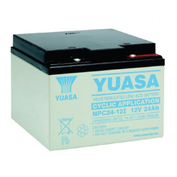 YUASA NPC24-12 Cyclic VRLA battery 12V/24Ah