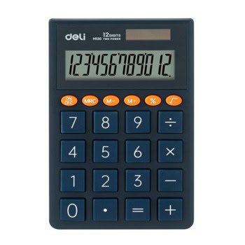 Калкулатор Deli EM130, 12 разряден дисплей, джобен, черен | JAR Computers Deli EM130 джобен