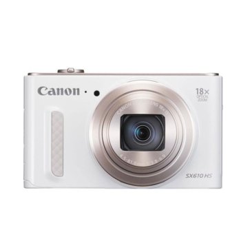 Canon PowerShot SX610 HS, white, 20.2Mpix,18x Zoom