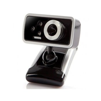Уеб камера, CAM121, микрофон, не се налагат драйвери, USB, черен | JAR Computers Web Camera CAM121 with microfon/ no driver