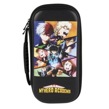 Калъф Konix Nintendo Switch Black Carry Case My Hero Academia, за Nintendo Switch/Lite, черен | JAR Computers Konix Switch My Hero Academia Case KX-BP-MHA-BLK