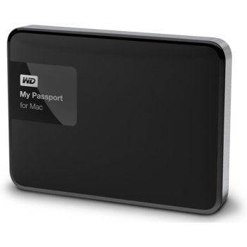 Твърд диск 3TB WD My Passport, външен, 2.5" (6.35 cm), USB 3.0. за Mac | JAR Computers 3TB WD My Passport WDBCGL0030BSL