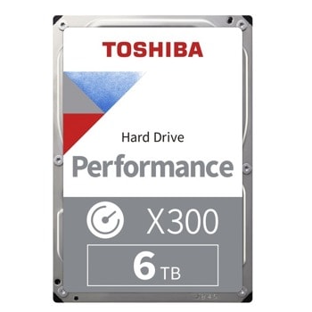 Твърд диск 6TB Toshiba X300, SATA 6GB/s, 128MB, 7200 rpm, 3.5"(8.89 cm) | JAR Computers 6TB Toshiba X300 HDWE160EZSTA
