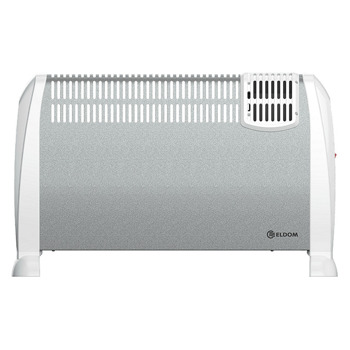 Конвектор Елдом CFV 2000 SL, 2000W, 3 степени на мощност, защита от прегряване, сребрист | JAR Computers Конвектор Елдом CFV 2000 SL