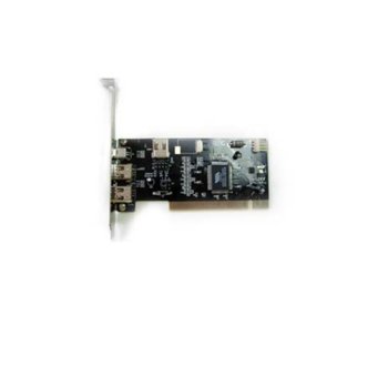 Kонтролер Estillo, карта 1394AV 3 + 1 port 1394 FireWire към PCI Host Adapter,Чипсет: VIA VT6307 image
