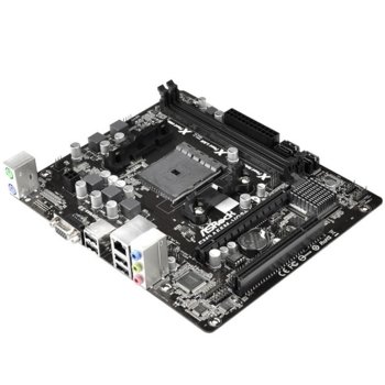 Дънна платка ASRock FM2A55M-VG3+, AMD A55, FM2+(до 95W), DDR3, PCI-E 3.0 (DSub), SB5.1, Lan1000, SATA2 RAID 0, 1, 10, mATX | JAR Computers ASRock FM2A55M-VG3+