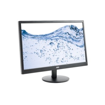 Монитор 23" (58.42 cm) AOC e2370Sd, FULL HD LED, 5ms, 20 000 000:1, 250cd/m2, DVI, черен, TCO6.0, 3г. | JAR Computers 23 AOC e2370Sd DVI
