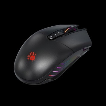 Мишка A4 P91 PRO BLOODY RGB BLACK, оптична (16000 dpi), USB, 6 бутона, гейминг, RGB подсветка, черна | JAR Computers A4 P91 PRO BLOODY RGB BLACK