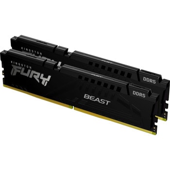 Памет 16GB (2x8GB) DDR5 5600MT/s, Kingston FURY Beast, KF556C40BBK2-16, 1.25V | JAR Computers Kingston FURY Beast 16GB DDR5 KF556C40BBK2-16