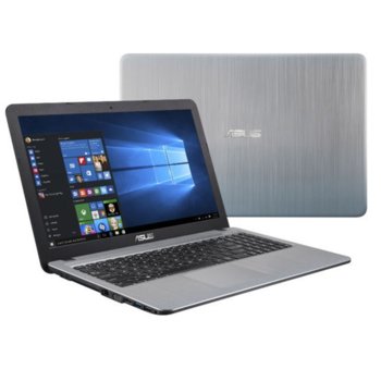 Лаптоп Asus X540SA-XX432D, сребрист, двуядрен Braswell Intel Celeron Processor N3060 1.60/2.48GHz, 15.6" (39.62 cm) HD Display, (HDMI), 4GB, 500GB, 1x USB 3.0, Free DOS, 1.9kg | JAR Computers Asus X540SA-XX432D 90NB0B33-M12670