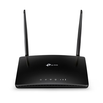 Рутер TP-Link Archer MR402, 4G, 1200 Mbps, 2.4GHz (300Mbps)/ 5GHz (867Mbps), Wireless AC, 3x LAN 10/100Mbps, 1x LAN/WAN 10/100Mbps, 1x SIM слот, 2 външни антени | JAR Computers TP-Link Archer MR402