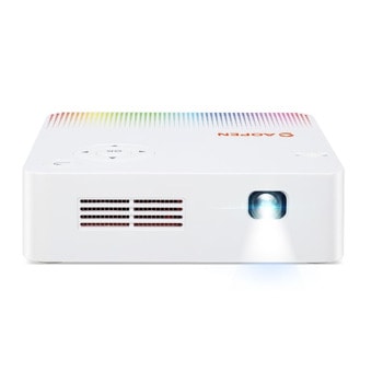 Проектор Acer AOPEN PV10 с подарък екран Acer T82-W01MW, DLP, WVGA (854 x 480), 5 000:1, 300 lm, HDMI, USB, Audio, Wi-Fi | JAR Computers AOPEN PV10 and Dispaly