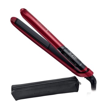 Преса за коса Remingston S9600, кератиново покритие, контрол на температурата, 10 секунди време за загряване, LED екран, червена | JAR Computers Remingston S9600