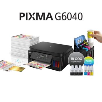 Canon PIXMA G6040 + Dark Fabric Iron-on Transfers