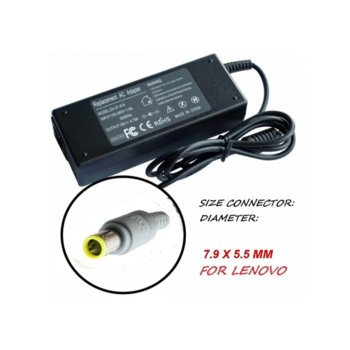 Зарядно за лаптоп, YDS90, 220V-90W/20V, подходящо за лаптоп Lenovo | JAR Computers Зарядно за лаптоп 220V-90W/20V