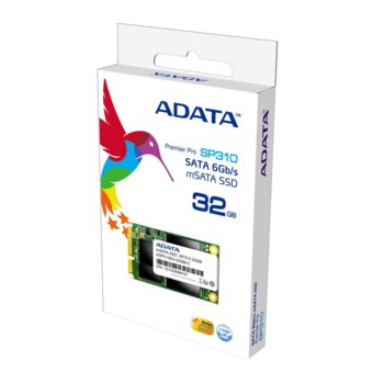 Памет SSD 32GB, A-Data Premier Pro SP310, mSATA 6Gb/s, 3г. | JAR Computers 32GB A-Data Premier Pro mSATA3