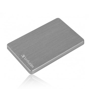 Твърд диск 2TB, Verbatim Store 'n' Go Aluminium, USB 3.2 Gen 1 Type C, външен | JAR Computers Verbatim ON2065380129