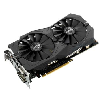 Видео карта AMD Radeon RX 570, 4GB, Asus ROG STRIX 04G Gaming, PCI-E 3.0, GDDR5, 256-bit, DisplayPort, HDMI, DVI | JAR Computers ASUS ROG-STRIX-RX570-O4G-GAMIN
