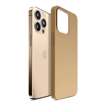 Калъф за Apple iPhone 14 Pro Max, силиконов, 3MK Hardy Case, златист | JAR Computers 3MK Hardy Case for iPhone 14 Pro Max Gold