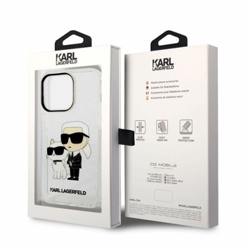 Glitter Karl and Choupette NFT за iPhone 14 Pro
