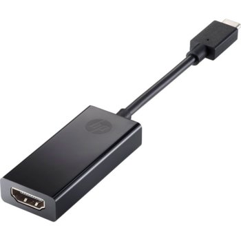 Преходник HP 2PC54AA, от USB C(м) към HDMI(ж), черен | JAR Computers HP USB-C to HDMI 2PC54AA