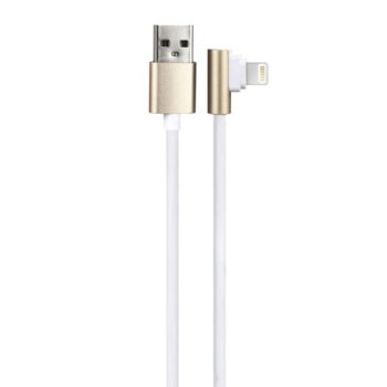 Кабел USB A(м) към Lightning, 1.0m, Златист