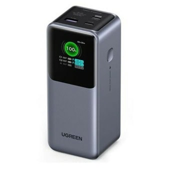 Външна батерия /power bank/ Ugreen PB722, 25 000mAh, сива, 200W | JAR Computers външна батерия ugreen pb722