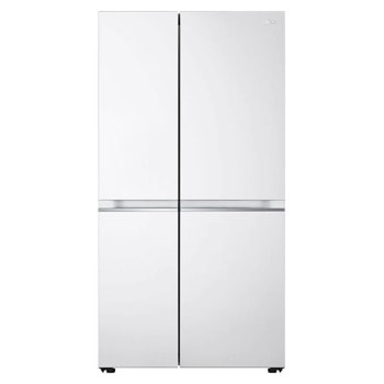 Хладилник с фризер LG GSBV70SWTM, клас F, 655 л. общ обем, свободностоящ, 420 kWh/годишно, LED осветление, Total No Frost, Door Cooling⁺, Uvnano™ Технология, бял image