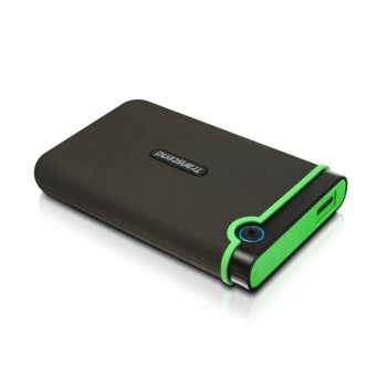 Твърд диск 2TB Transcend StoreJet 25M3, черен, 2.5" (6.35cm), външен, USB 3.0, 3г.гаранция | JAR Computers Transcend StoreJet 25M3 USB 3.0 2.5" 2TB (SATA)
