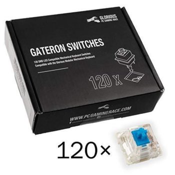 Glorious KBD switches Gateron Blue 120 pieces
